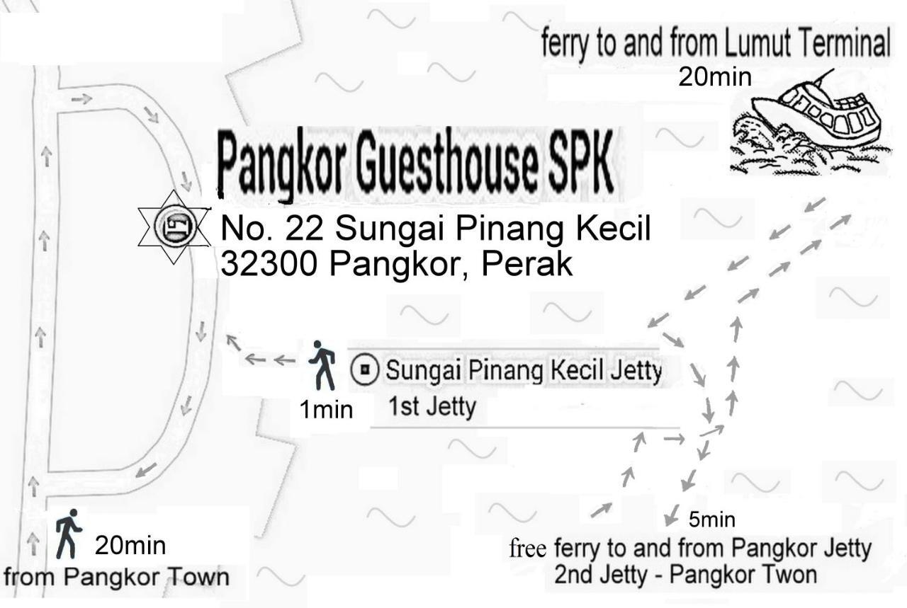 Kampong Sungai Udang Pangkor Guesthouse Spk מראה חיצוני תמונה
